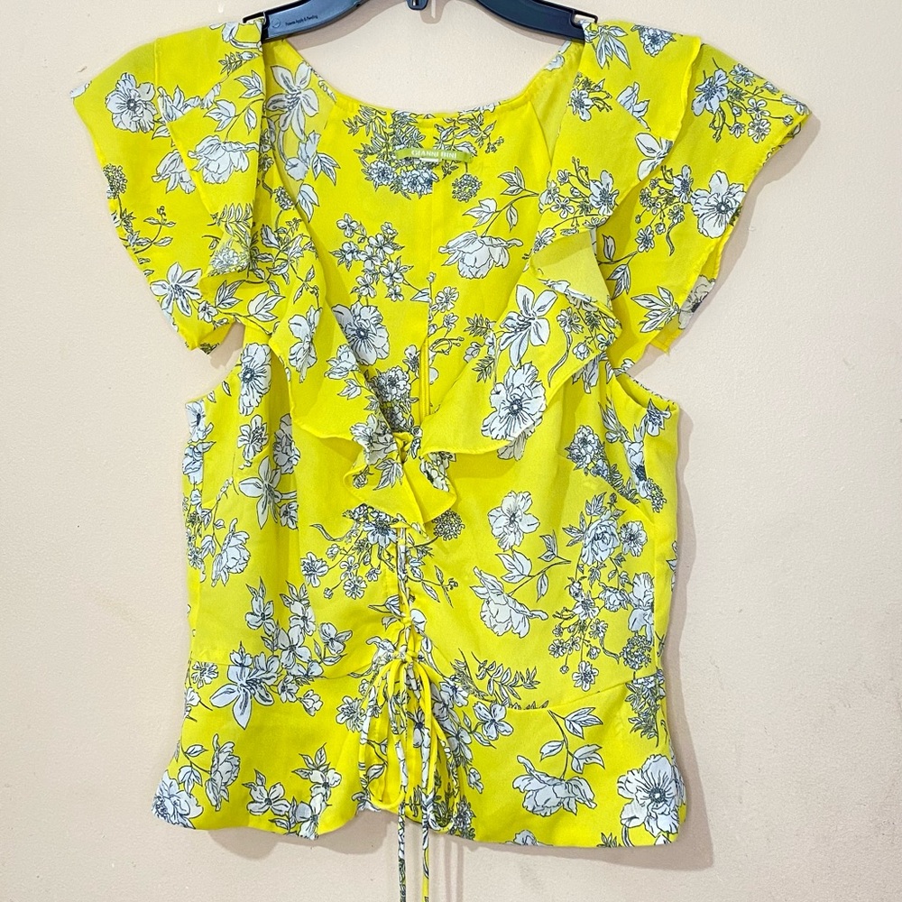 Gianni Bini Floral Blouse